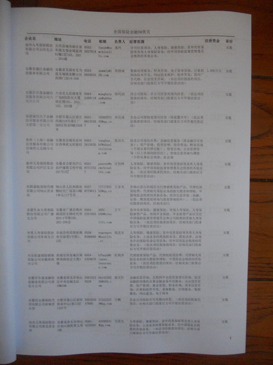 中國保險業(yè)企業(yè)黃頁可開展精準(zhǔn)營銷，電話營銷、郵件營銷、傳真營銷等等多管齊下，圓您銷售冠軍夢