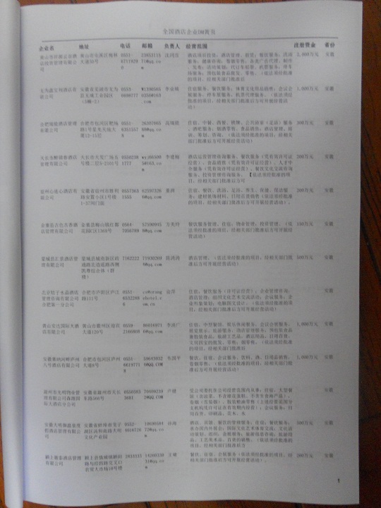 中國酒店企業(yè)黃頁可開展精準(zhǔn)營銷，電話營銷、郵件營銷、傳真營銷等等多管齊下，圓您銷售冠軍夢